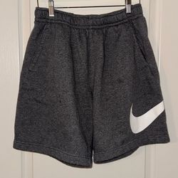 Nike Charcoal Gray Fleece Shorts