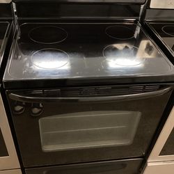 GE 30 in. 4 Burners Glass Top Electric Stove