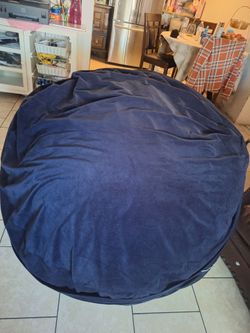 Large Navy Blue Bean Bag Chair