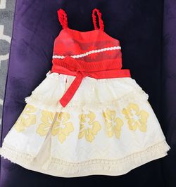 Moana custom dress size 5