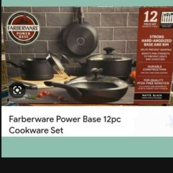 Brand New Faberware Power Base ,12pc Cookware Set 