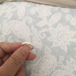 Real 925 Sterling Silver Wedding Band Size 7