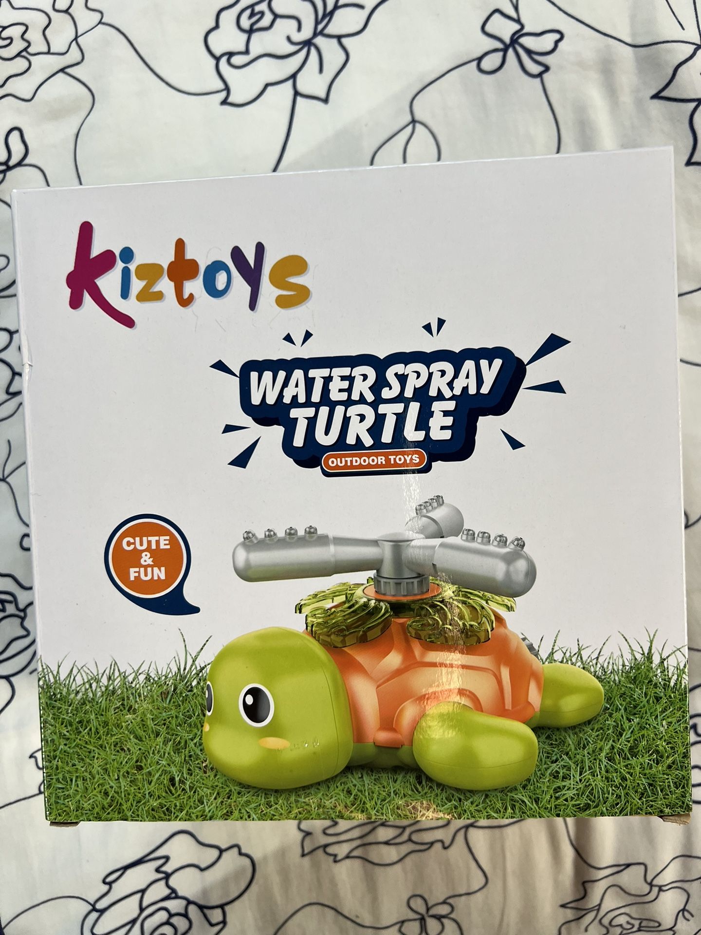 Outdoor Water Spray Sprinkler for Kids Turtle