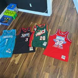 4 Jerseys 100 Bucks Total