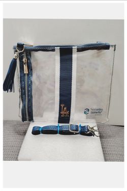 ⚾ Los Angeles Dodgers ⚾ Clear Crossbody Stadium Bag (SGA) 9.5" x 8" *NEW*