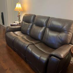 Leather Sofa Bought In May  @$2500 Selling $1800