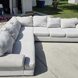 white sectional.