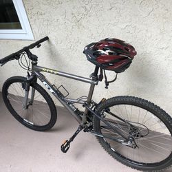 GT Mountain Bike And Helmet