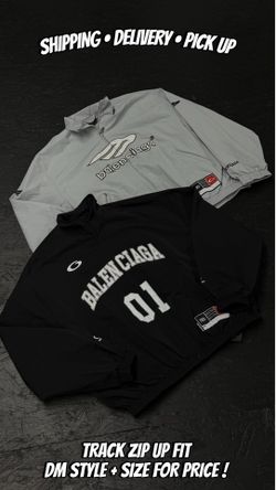 Balenciaga  Jacket Zip Up “Black & Grey”