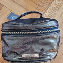 Cosmetic Travel Bag, Gold