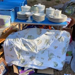 Phaltzgraf, Collectibles, Dishes, Dining Dish Set With Canisters , Utensil Holder.  Gravy Boat , Plates, Bowls, Sandwich Plates