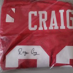 Roger Craig Autographed Jersey 