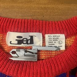 Vintage 80s Jed Acrylic Blend Sweater 
