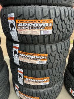 285/45/22 ARROYO RT 4 NEW TIRES INSTALLED ✅🔥 INSTALDAS ✅🔥