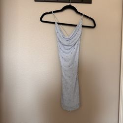 Short Baby Blue Dress