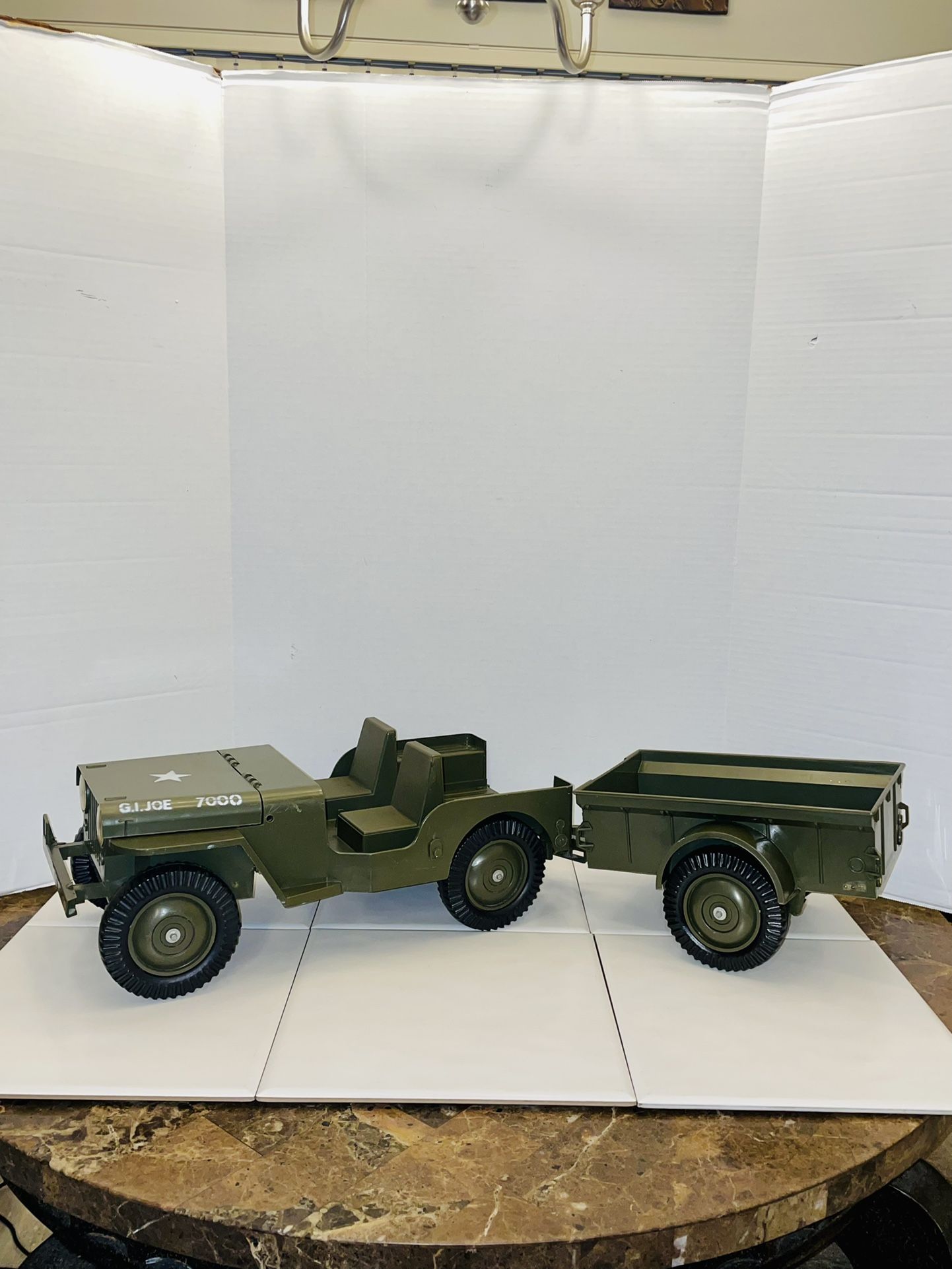 Figurine Vintage Hasbro G.I. Joe - Jeep Hammer Hummer - 1990 - Occasion