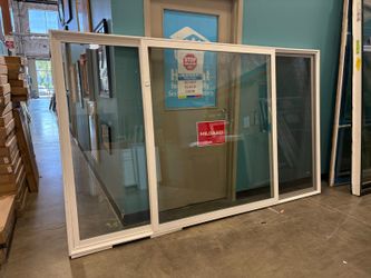 NEW! MILGARD 66×110 White Vinyl Multi-Lite Sliding Window