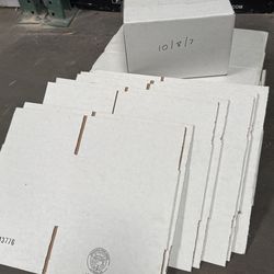 Shipping and small storage boxes, new never used 10“ x 8“ x 7“ $1 each