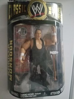 WWE Classic Super Stars Gorilla Monsoon wrestling figure toy New in package