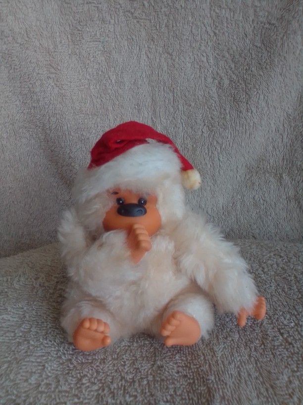 Baby Gonga Thumb Sucking Gorilla By Russ Toys With Santa Hat
