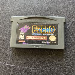 F-zero Not For Resale  GBA 