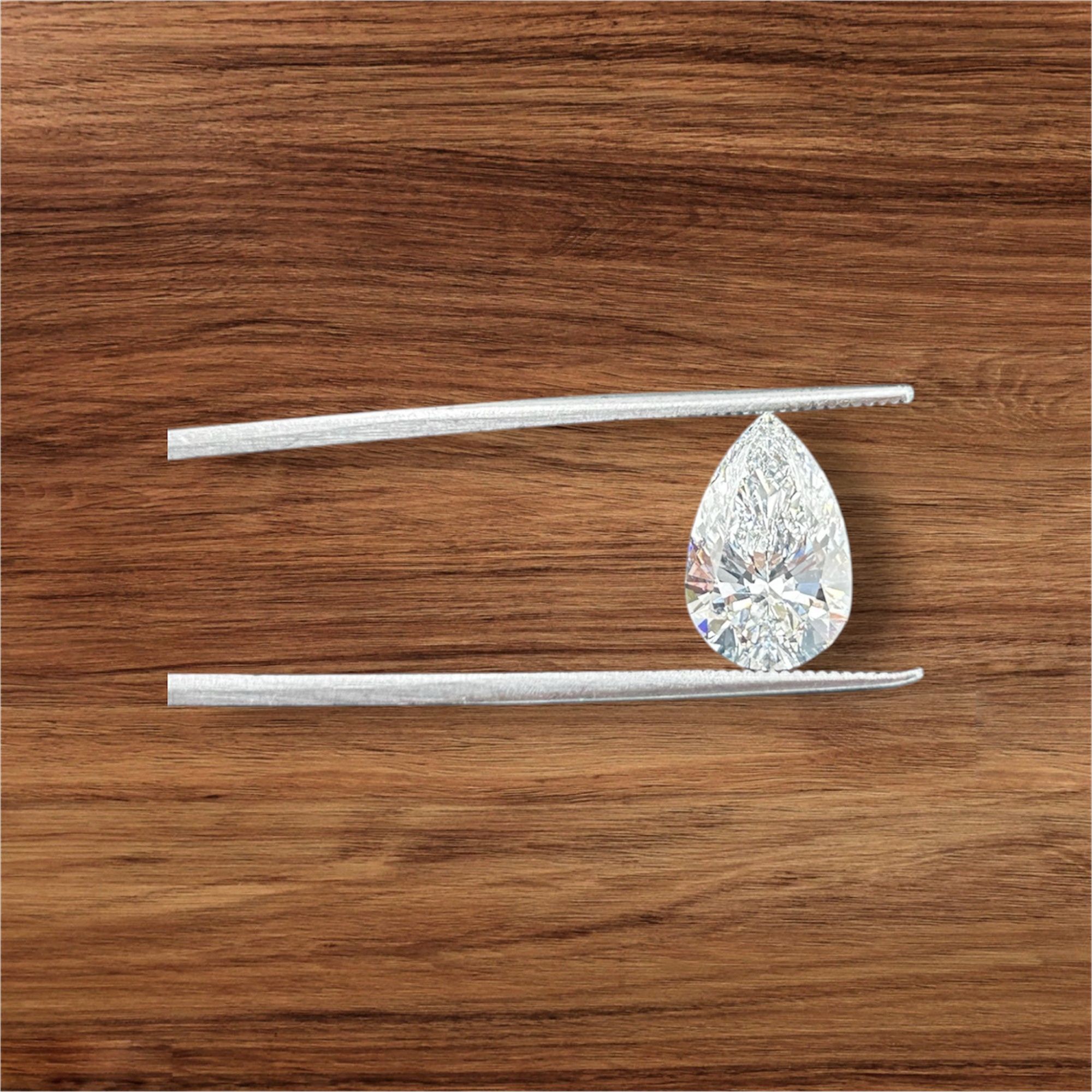 2.00 Ct Lab Grown Pear Shape Certified Diamond