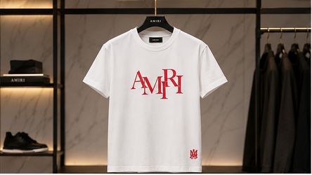 Amiri white and red Tshirt all sizes 3 for $100