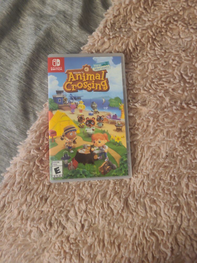 Animal Crossing New Horizon Acnh Nintendo Switch Game W/case