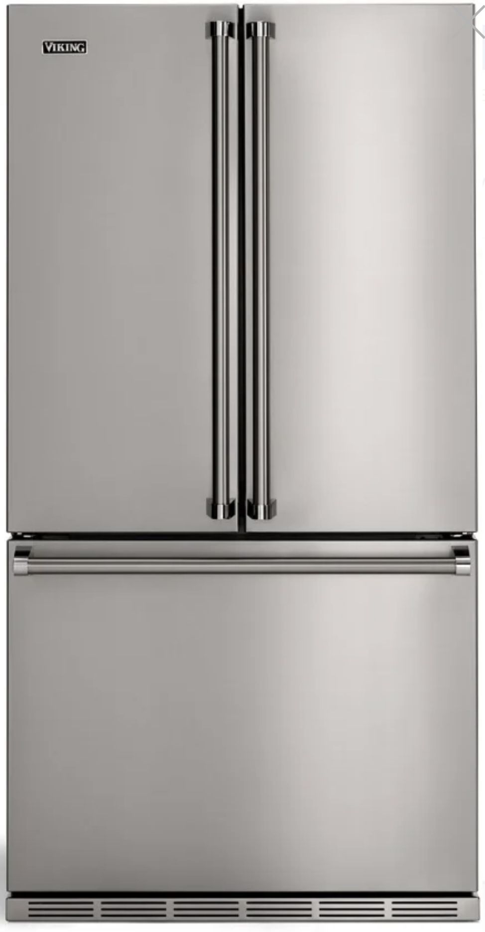 Viking 3 Series  RVFFR336SS 36 Inch Counter Depth French Door Refrigerator with 19.86 Cu. Ft. Capacity, Air Purification, ColdZone Drawer, Adjustable 