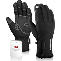 -10℉ Waterproof Winter Gloves Men,