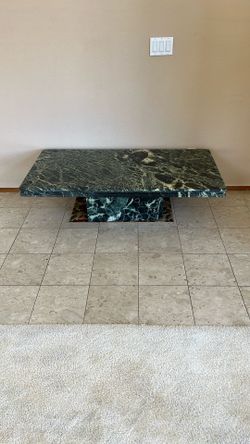 Green Marble Table