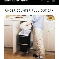 Simplehuman 30L Pull-Out Trash Can