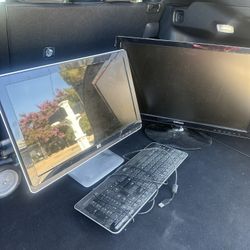 Free Computer Monitors and Key Board 