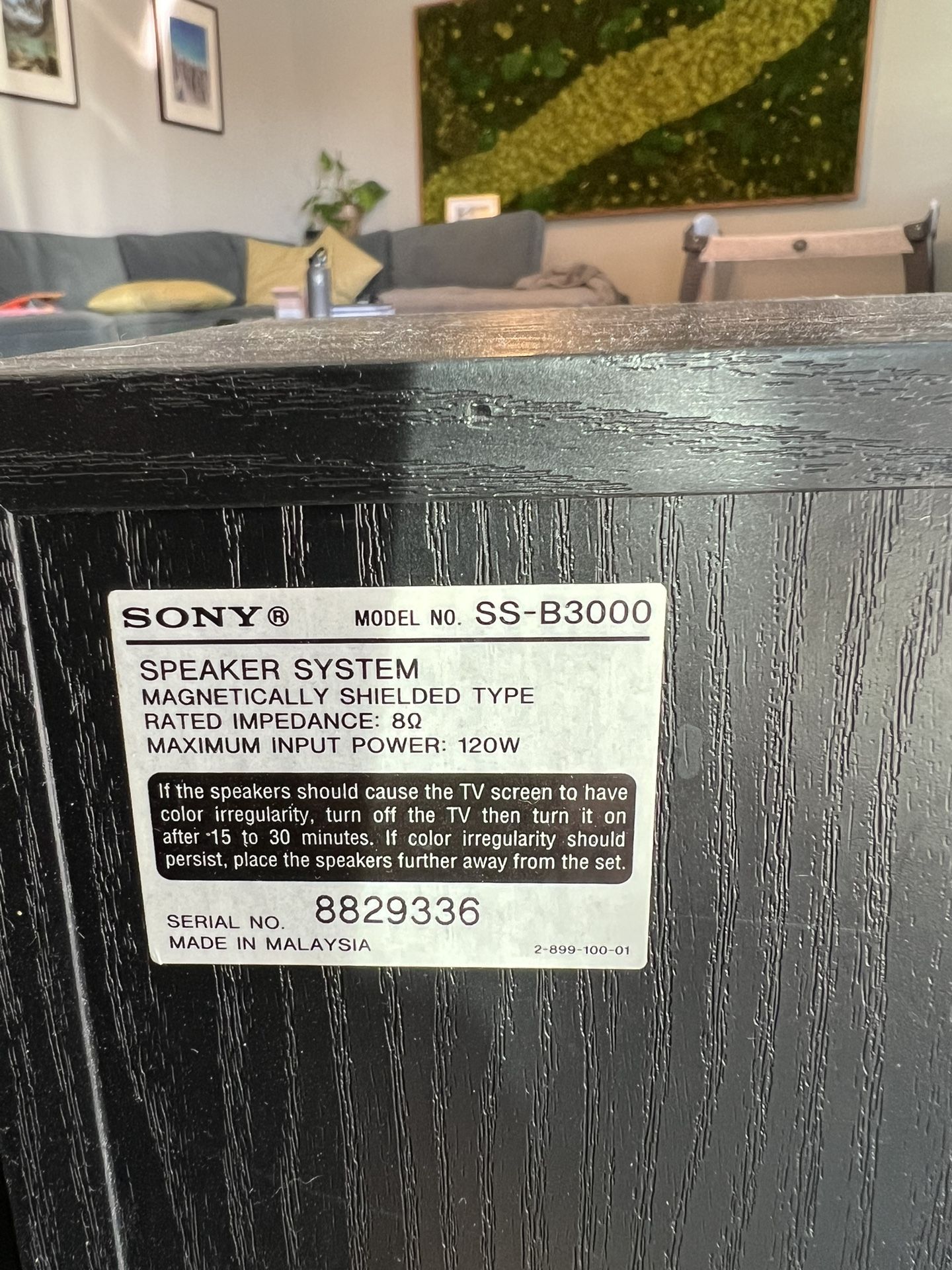 Sony Bookshelf Speakers SSB3000 for Sale in San Diego, CA OfferUp