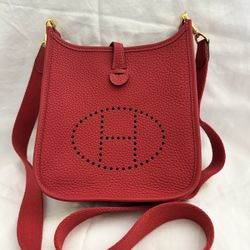 Hermes Evelyne Mini Vermillion