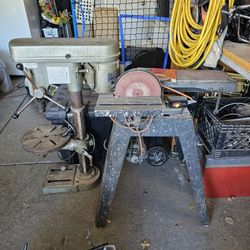 Drill Press And Belt Sander