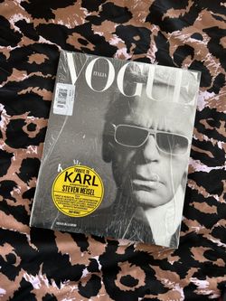 Vogue Italia Tribute To Karl Lagerfeld