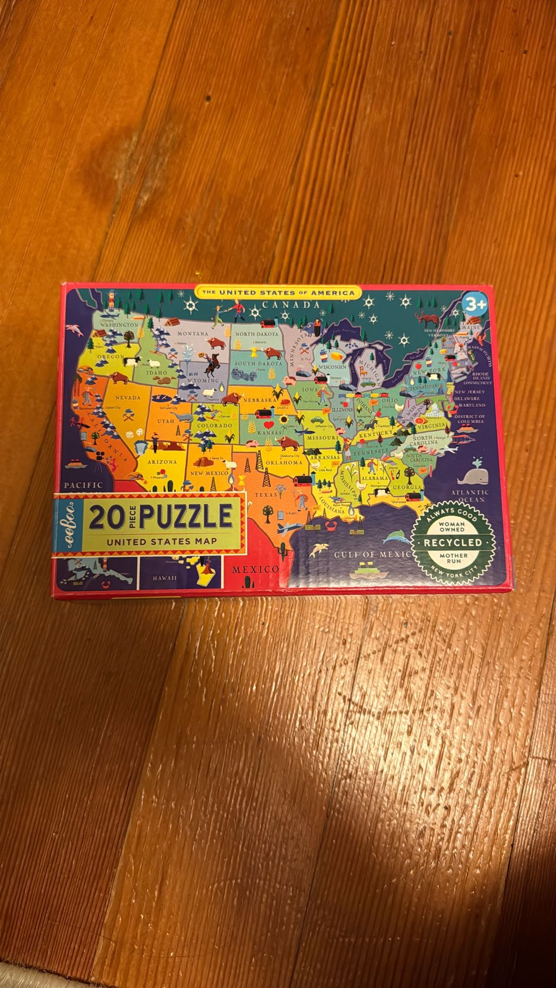 20 Piece USA Puzzle