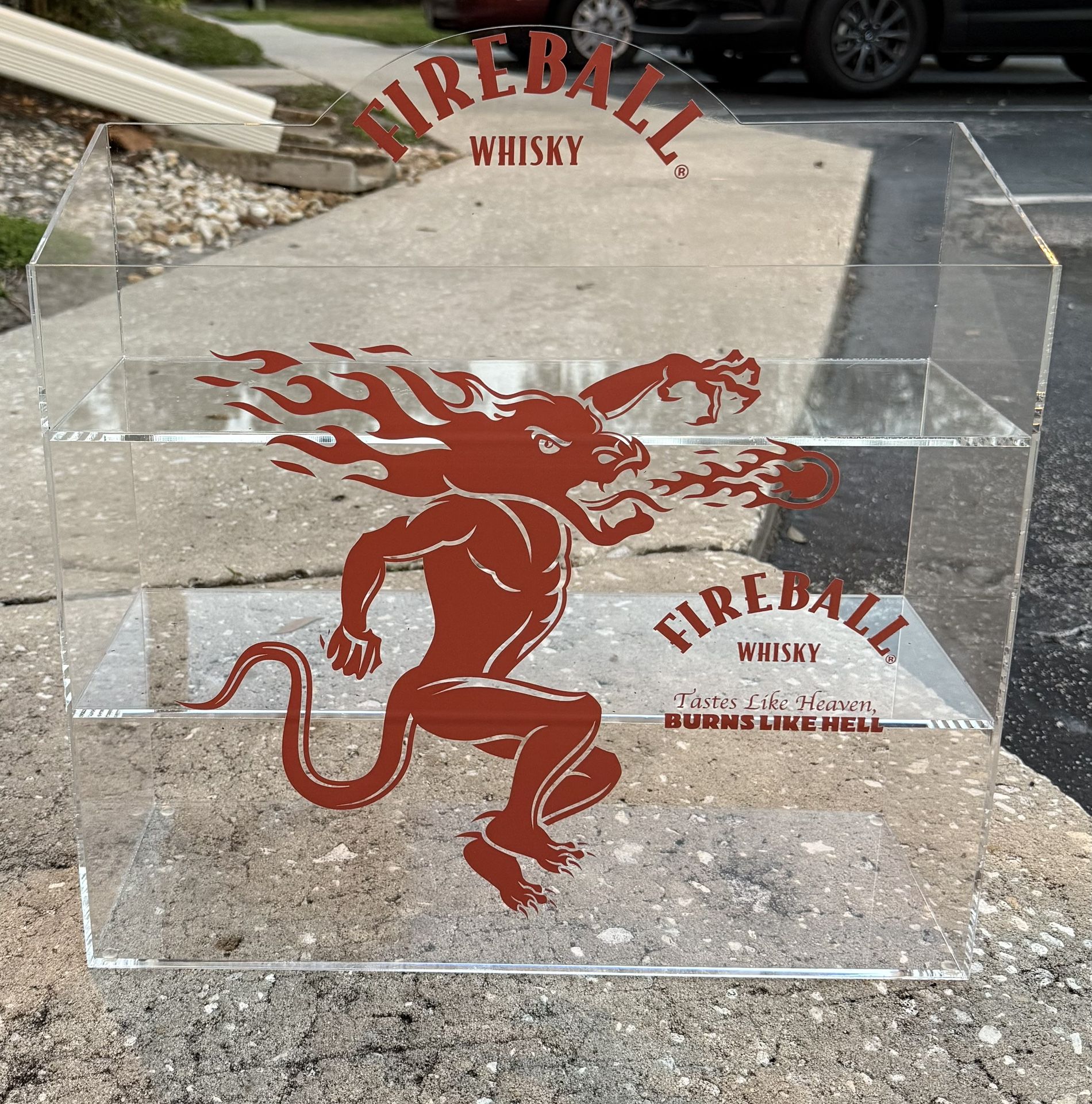 Fireball Whisky Shelving Display