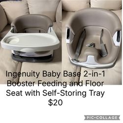 Baby Booster Seat With Tray