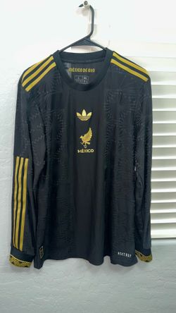Mexico Black Gold long sleeve authentic jersey