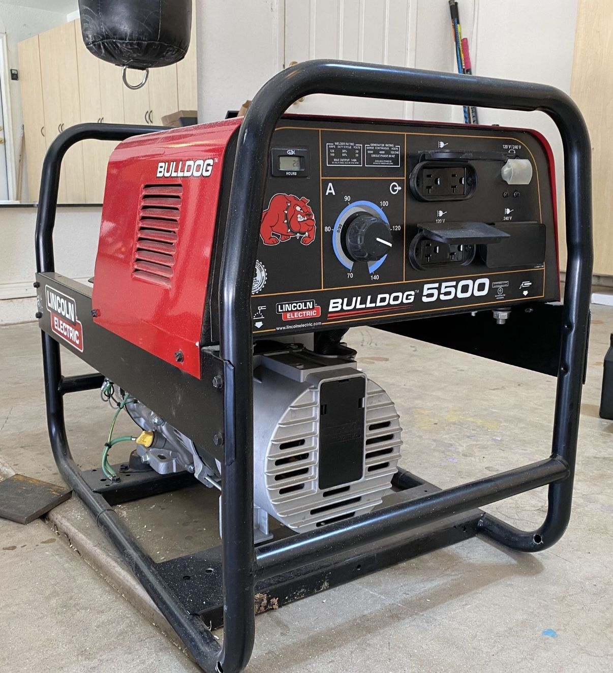 Lincoln Bulldog 5500 engine driven welder