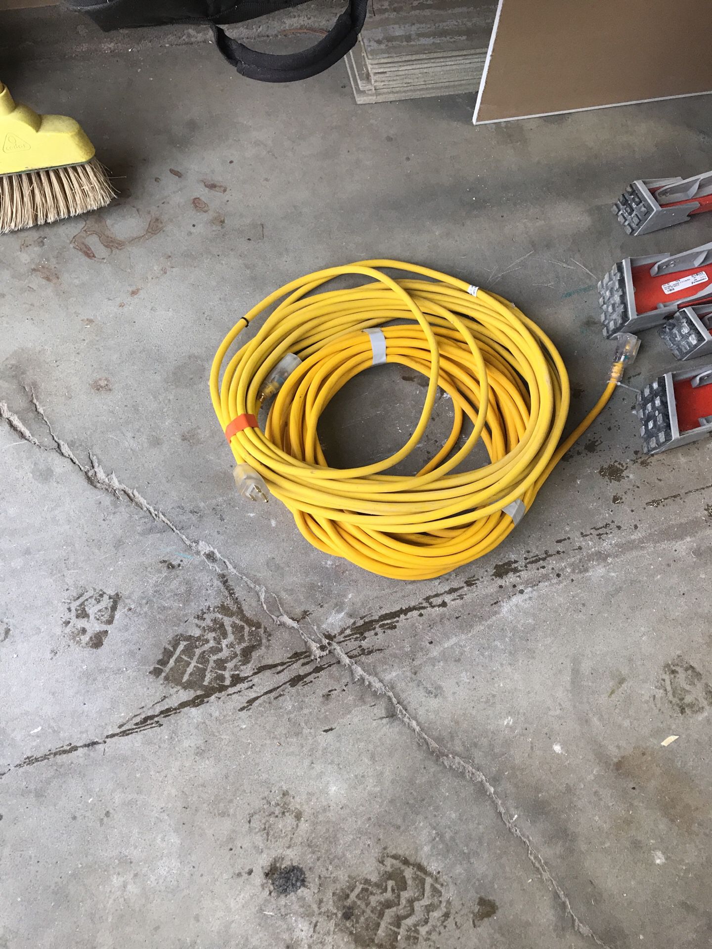 (2) 50’ extension cords $15 each, 12 gauge heavy duty