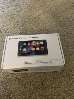Portable Wireless Car Stereo w/ Back Up Camera