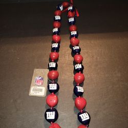 New York Giants mardi gras/necklace beads