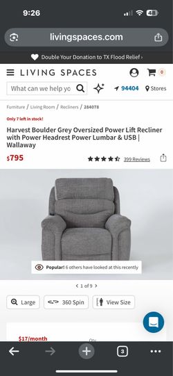 Recliner chair