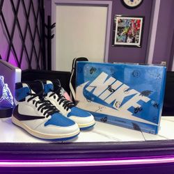 Sample Jordan 1 Fragment Travis Scott 