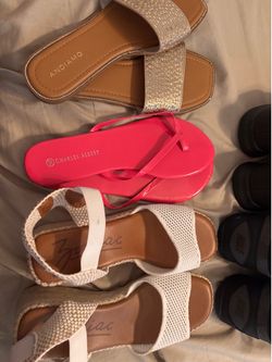 3 pairs size 10 women’s sandals