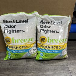 Purina Tidy Cats Breeze Enhanced Litter Pellets, Active Clean Scent, Anti-Tracking Pellets with Odor Control, for Tidy Cats Breeze Litter System, 7 LB