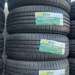 195/55/16 New Tires Set Of 4 Tbb Installed And Balanced Set De 4 Llantas Nuevas Tbb
